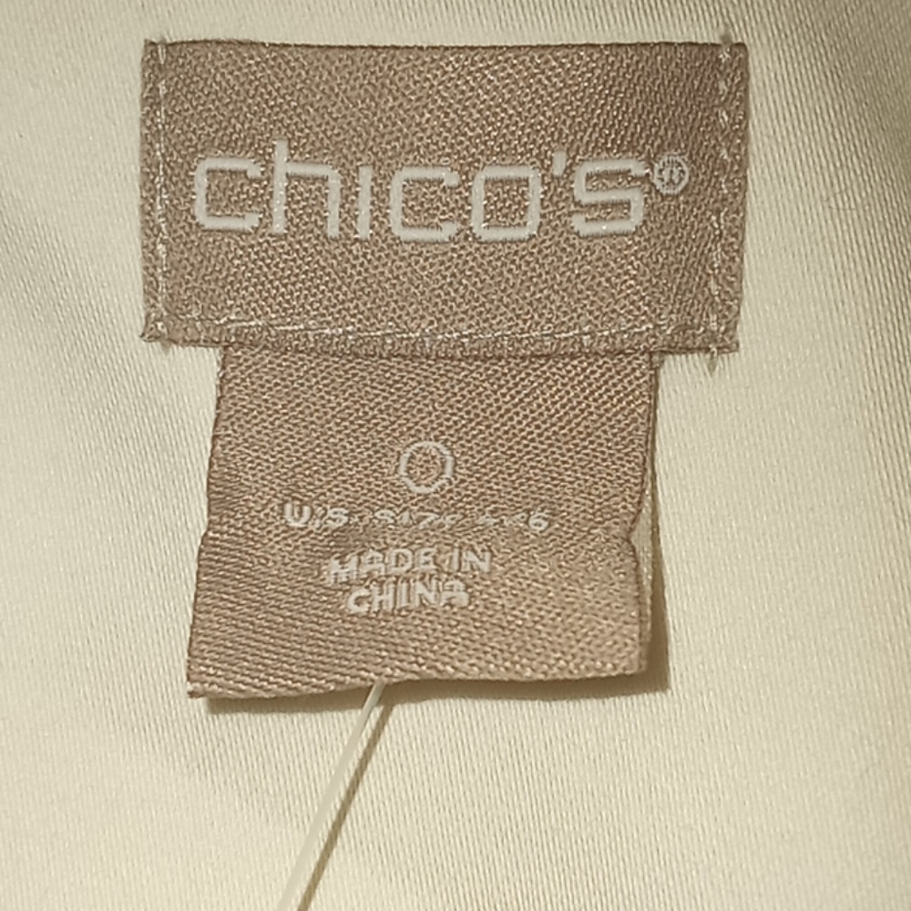Chico's Short Floral Print Jacket - Picture 13 of 14